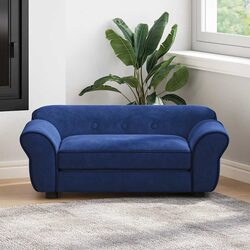 Specifications of the Blue Plush Dog Sofa Bed