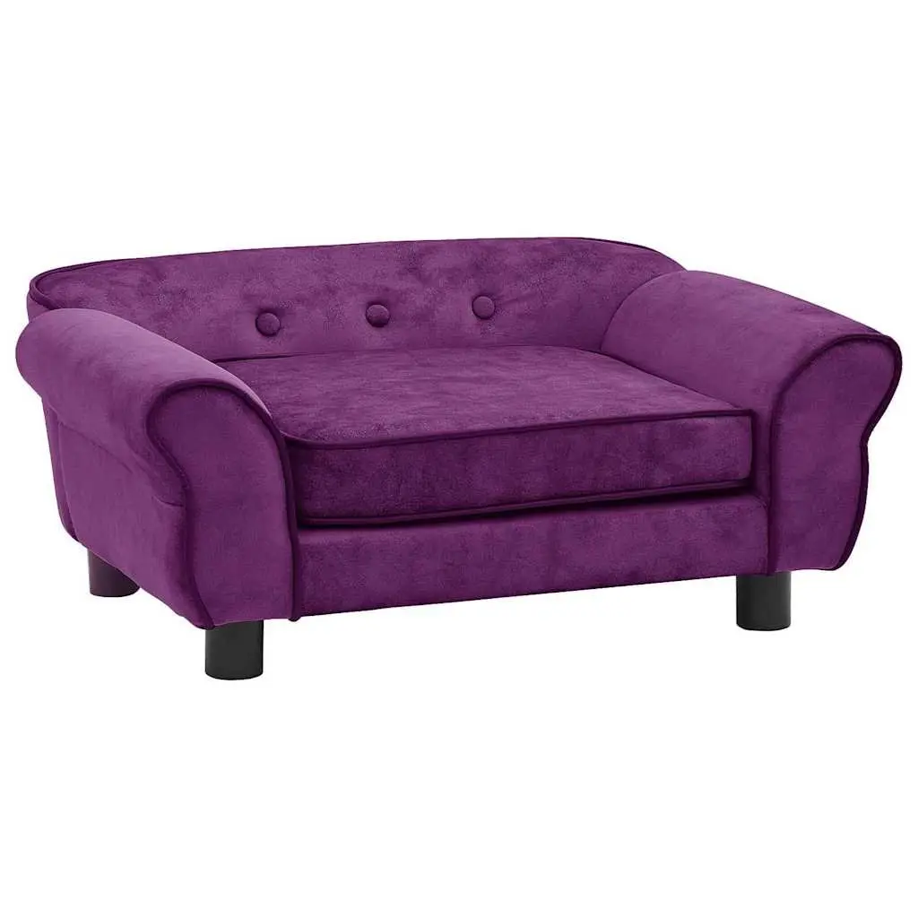 Dog Sofa Pet Bed Plush Cushion Lounge for Small Dogs Cats 72 x 45 x 30 cm