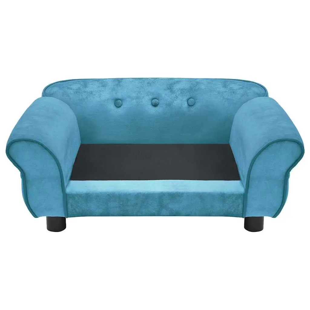 Dog Sofa Bed for Small Animals Turquoise 72 x 45 x 30 cm