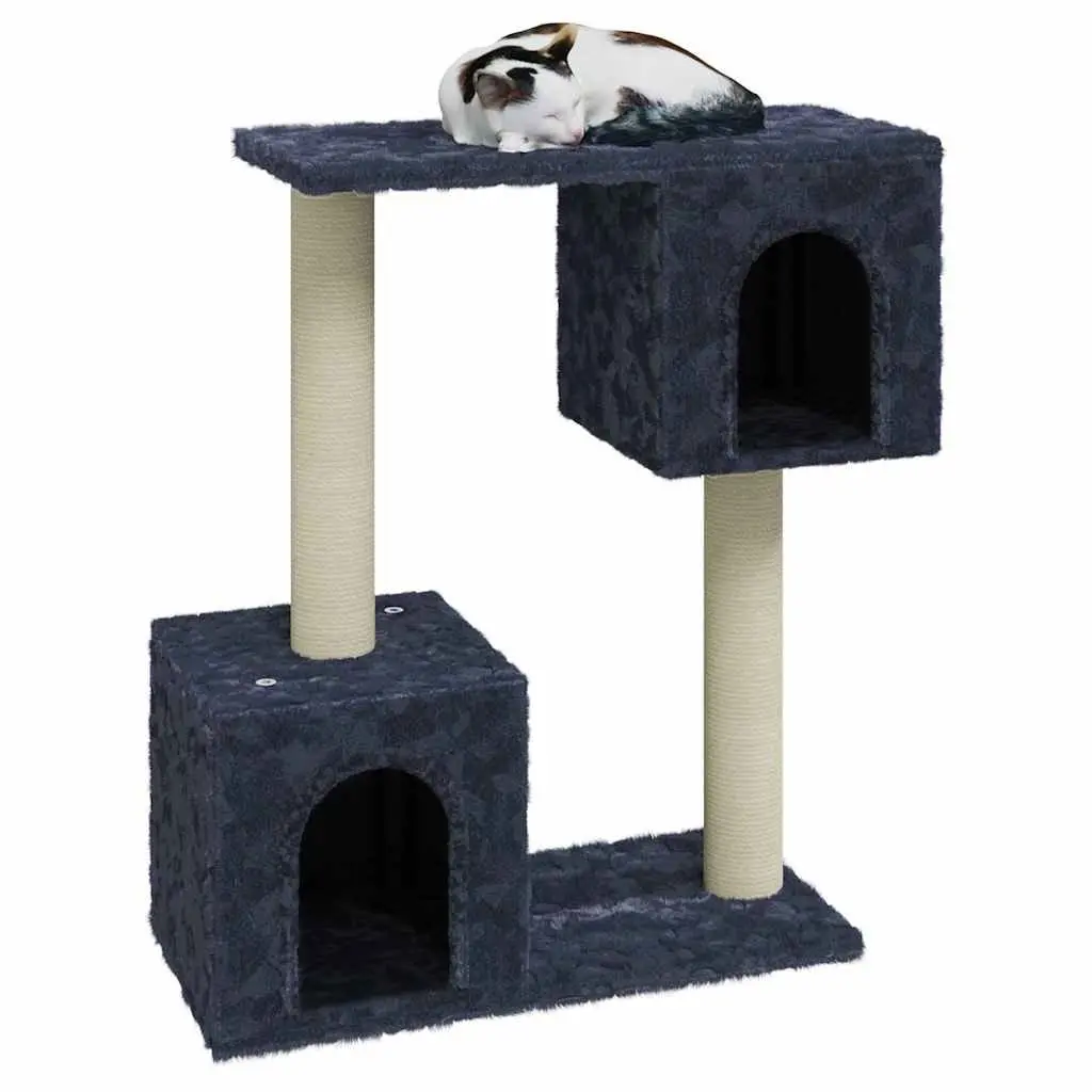 Dark Grey Cat Tree with Perches and Hideaway