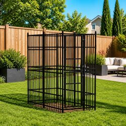 Outdoor Dog Kennel Specifications: Steel Play Pen 1.84m²