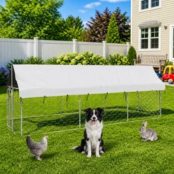 Dimensions and Details of the Outdoor Dog Kennel 400x100x150cm