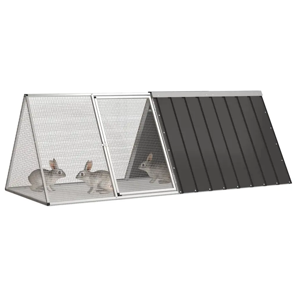 Rabbit Cage Anthracite Hutch