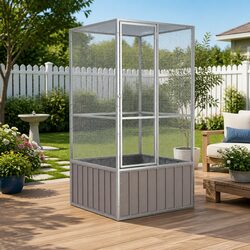 Bird Cage Specifications: Large Galvanised Steel Aviary