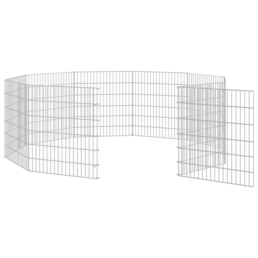 Small Animal Enclosure 10-Panel Pet Playpen Exercise Pen Rabbit Guinea Pig Run
