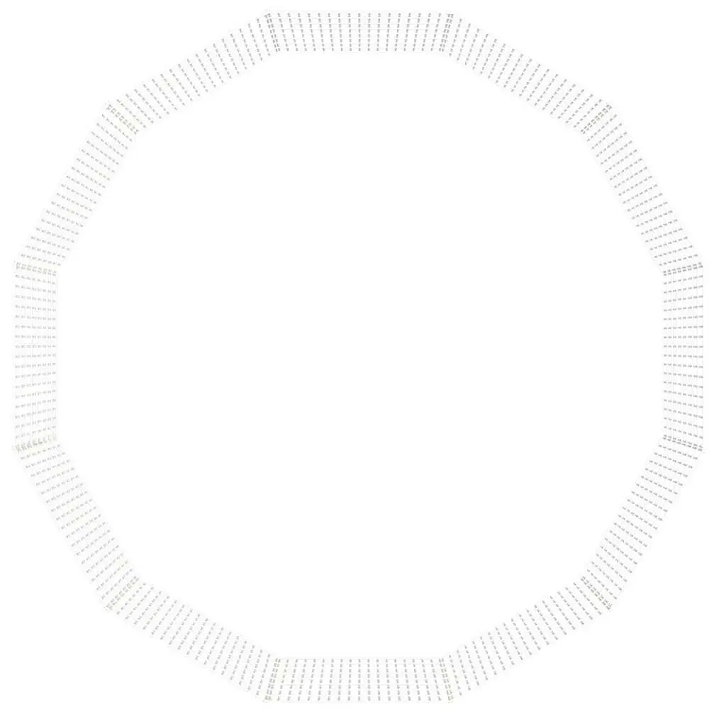 Small Animal Enclosure 12 Panel Pen for Rabbits and Guinea Pigs Silver 54 x 80 cm