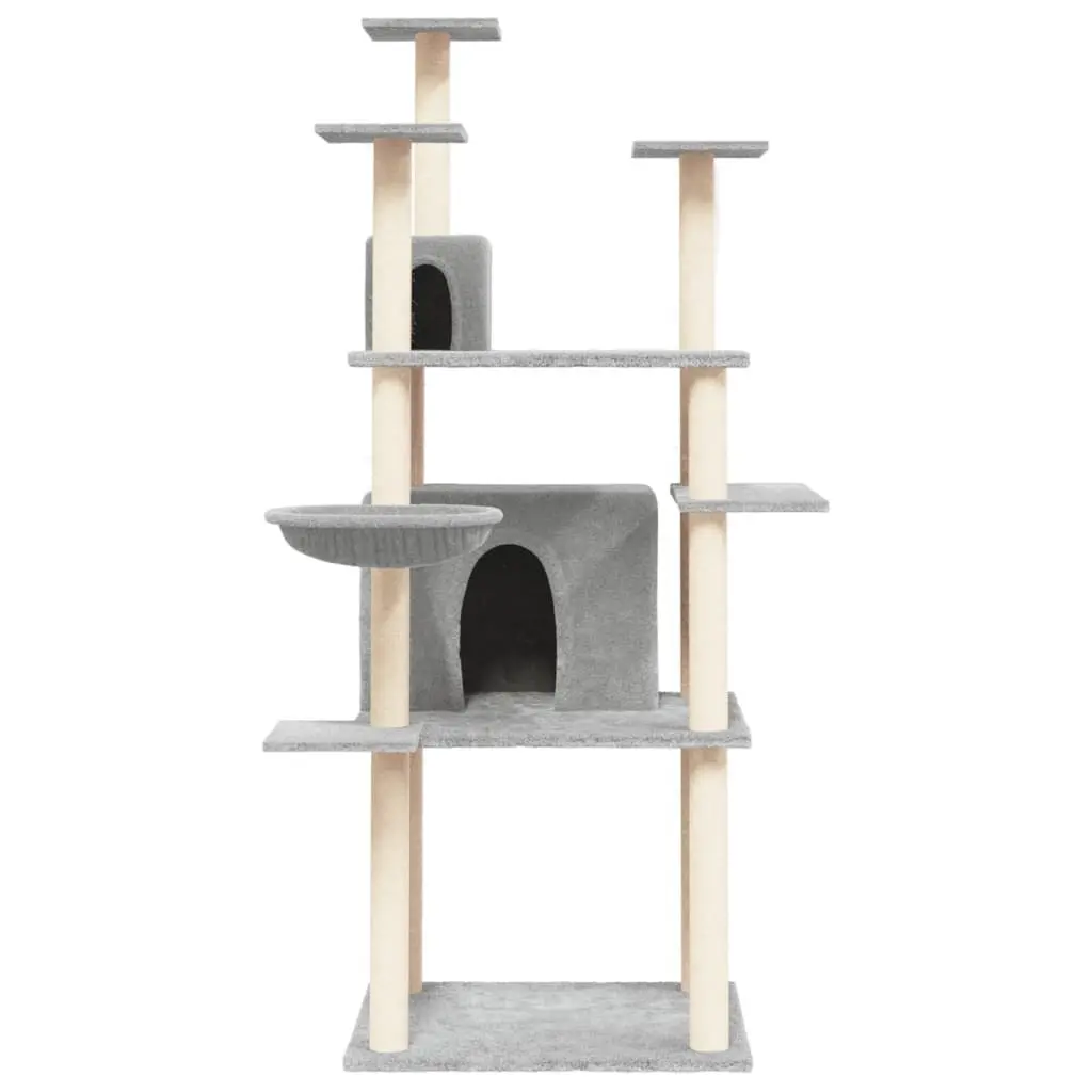 Grey Multi-Level Cat Tree