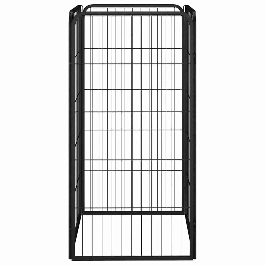 Dog Playpen 4 Panels Indoor Outdoor 50x100 cm Exercise Enclosure Portable Pet Pen Run