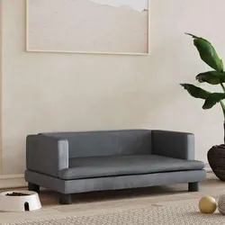 Specifications of the Grey Dog Bed 80x45x30cm