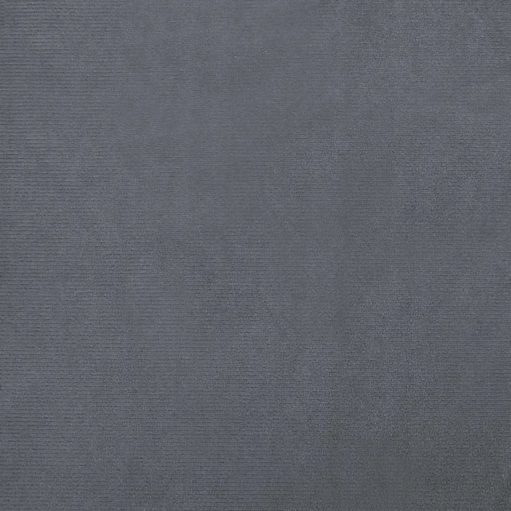 Dog Bed Grey 80x45x30cm Velvet Pet Sofa Couch Cushion Lounge Resting Mat Foam