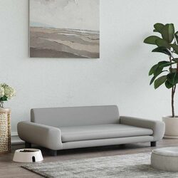 Light Grey Velvet Dog Bed Dimensions and Features