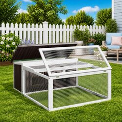 Specifications of Grey Rabbit Hutch for Small Animals