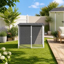 Chicken Cage Dimensions: 103 x 98 x 90 cm - Anthracite