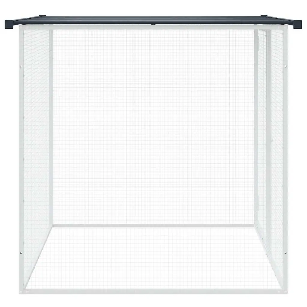 Chicken Cage with Roof 103x98x90cm Galvanised Steel Coop Hen House Run Pen