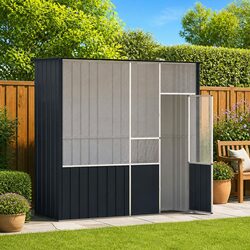Specifications for Large Anthracite Bird Cage in Galvanised Steel