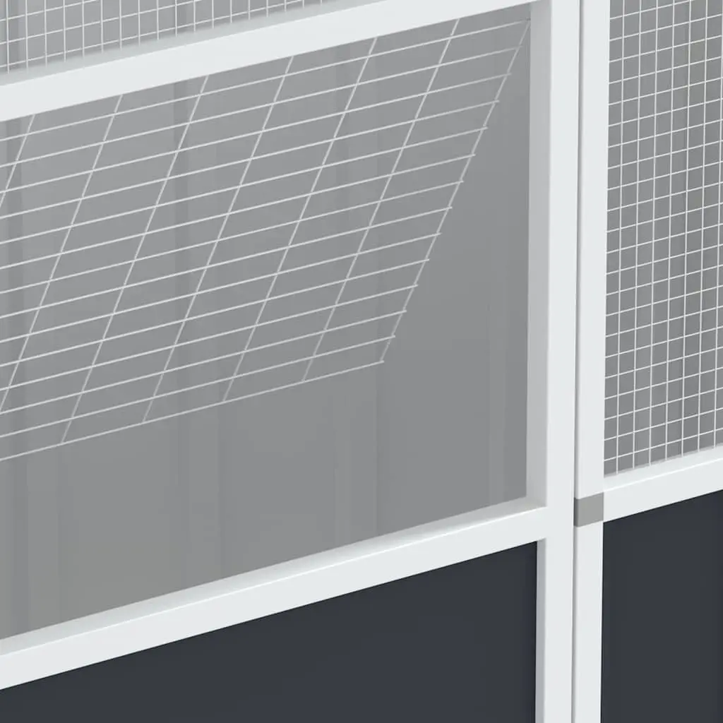 Large Anthracite Bird Cage in Galvanised Steel