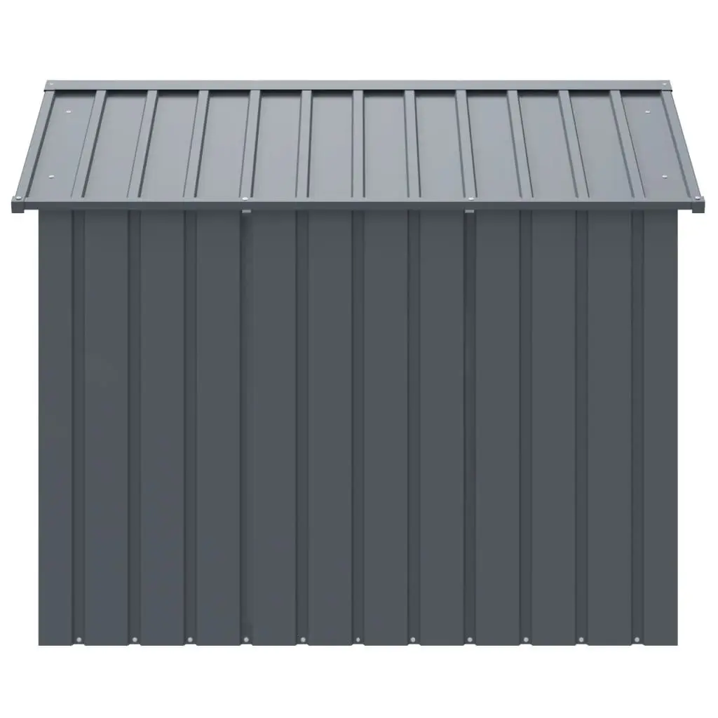 Dog House Outdoor Anthracite Galvanised Steel 117 x 153 x 123 cm