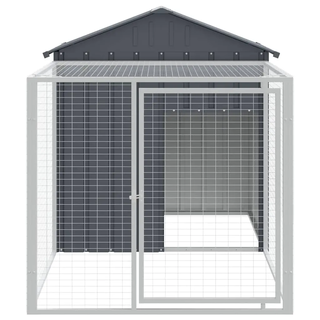 Chicken Cage with Run 117x201x123cm