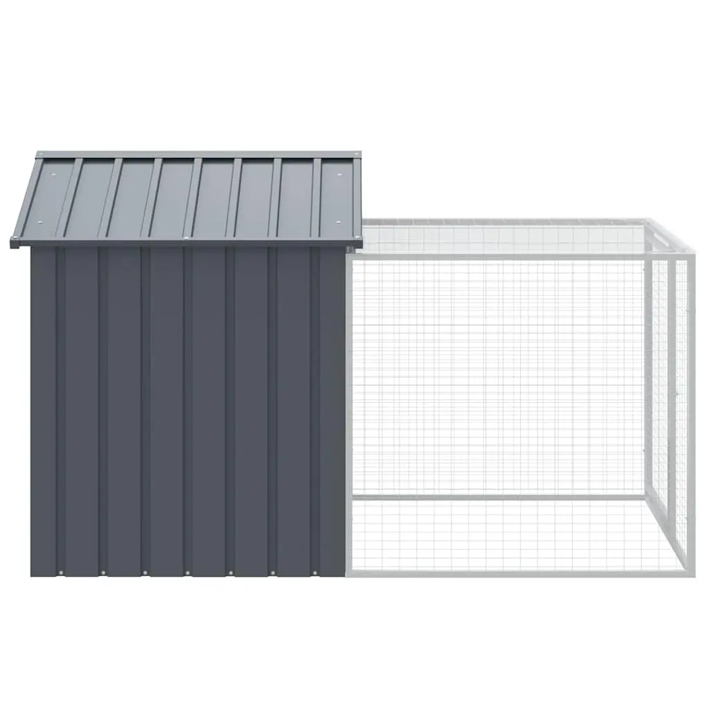 Chicken Cage with Run 117x201x123cm