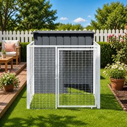 Specifications of Anthracite Galvanised Steel Dog House
