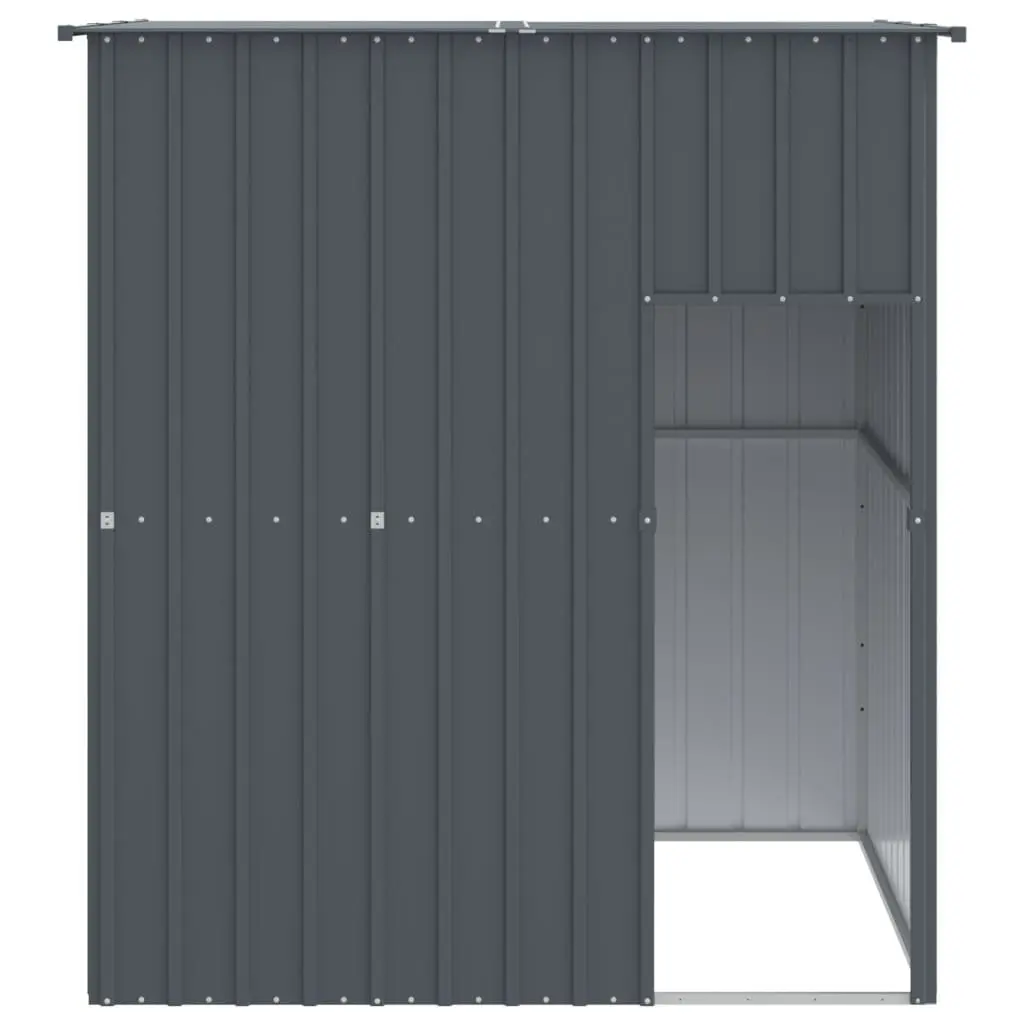 Anthracite Dog House with Roof