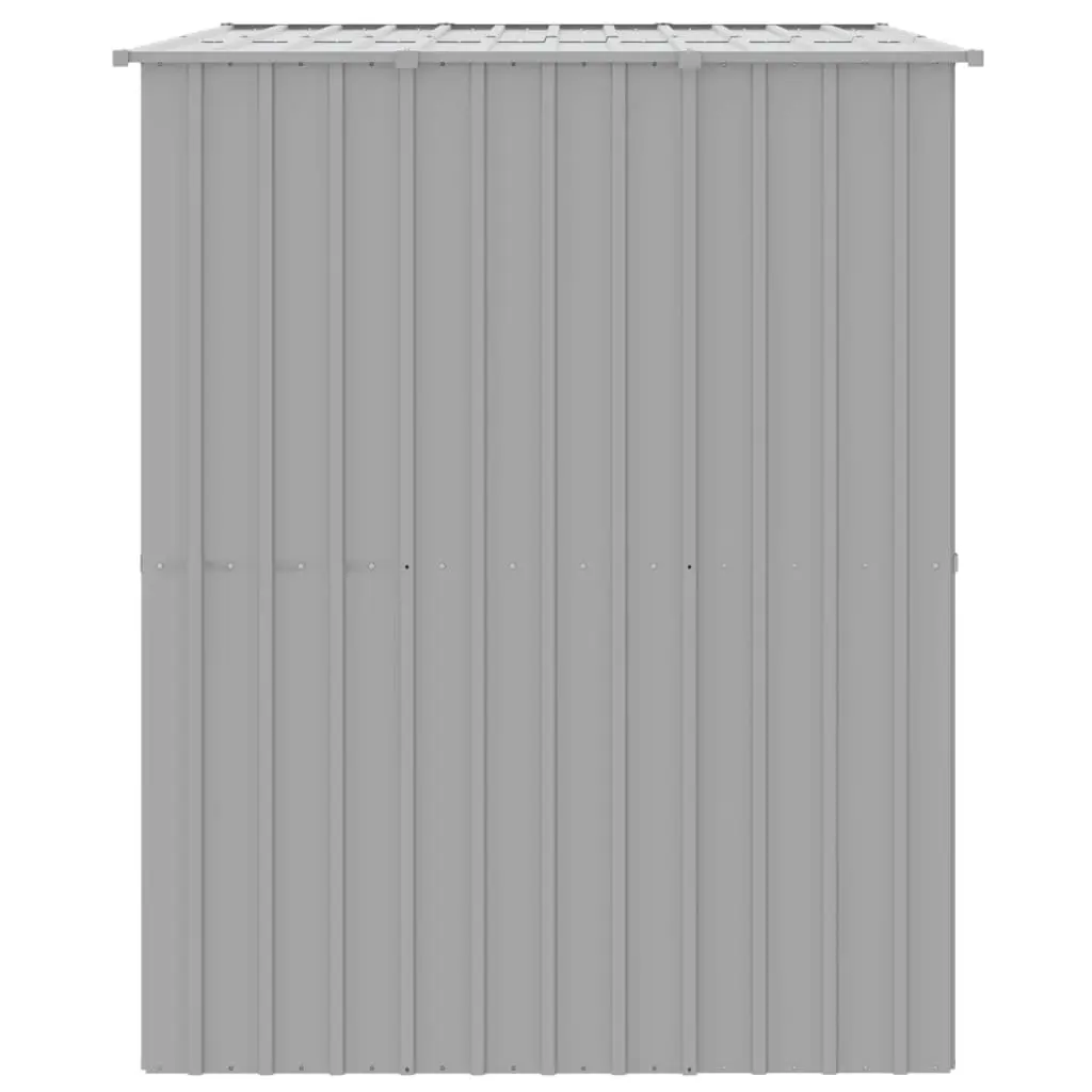 Dog House with Roof Grey Outdoor Kennel Shelter Pet Puppy Safe Play Enclosure