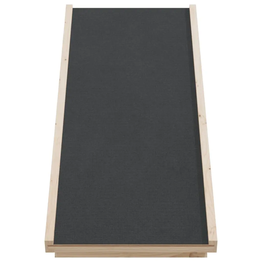 Dog Ramp for Pets Adjustable Height 100x40cm Grey Portable Foldable Access Ramp