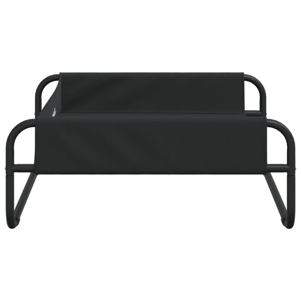 Elevated Dog Bed Indoor Outdoor Anthracite Oxford Fabric Steel Frame