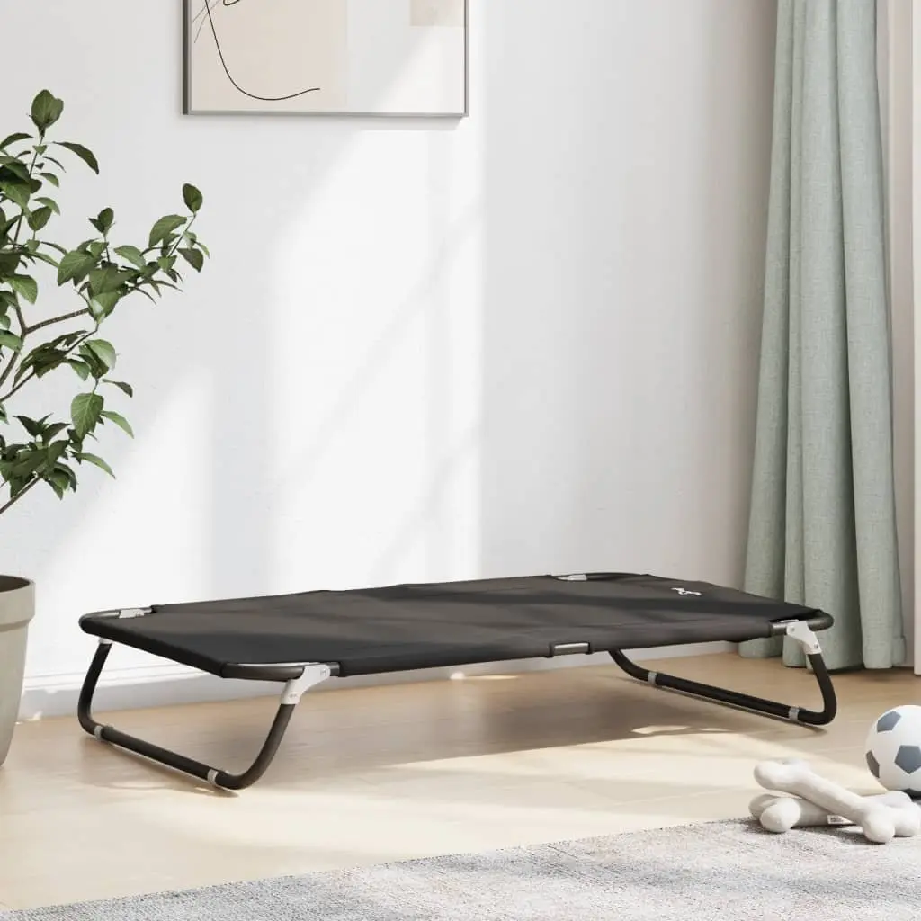 Foldable Elevated Dog Bed in Anthracite