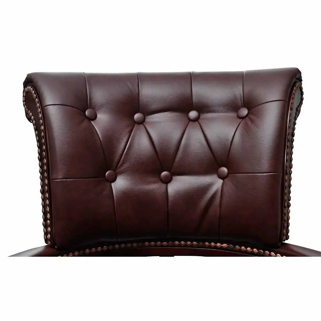 Brown Adjustable Swivel Chair