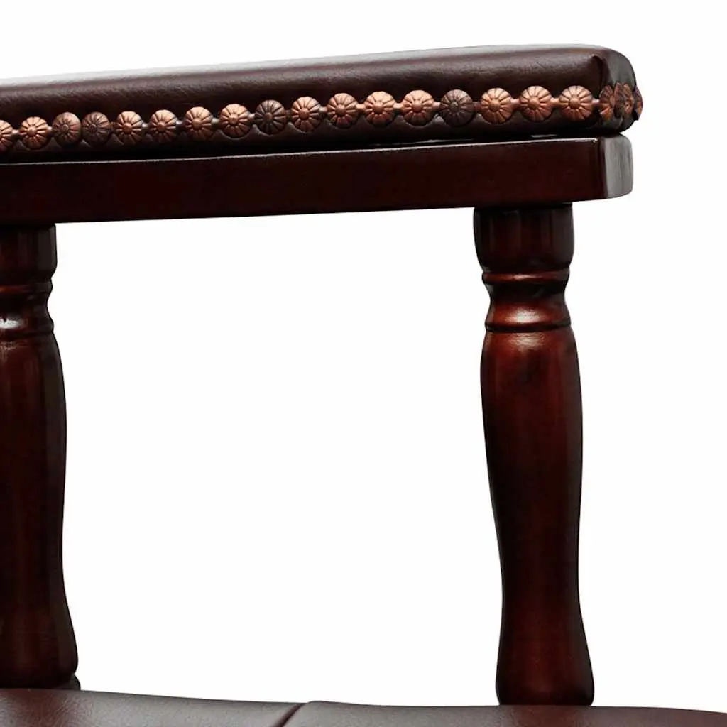 Brown Adjustable Swivel Chair
