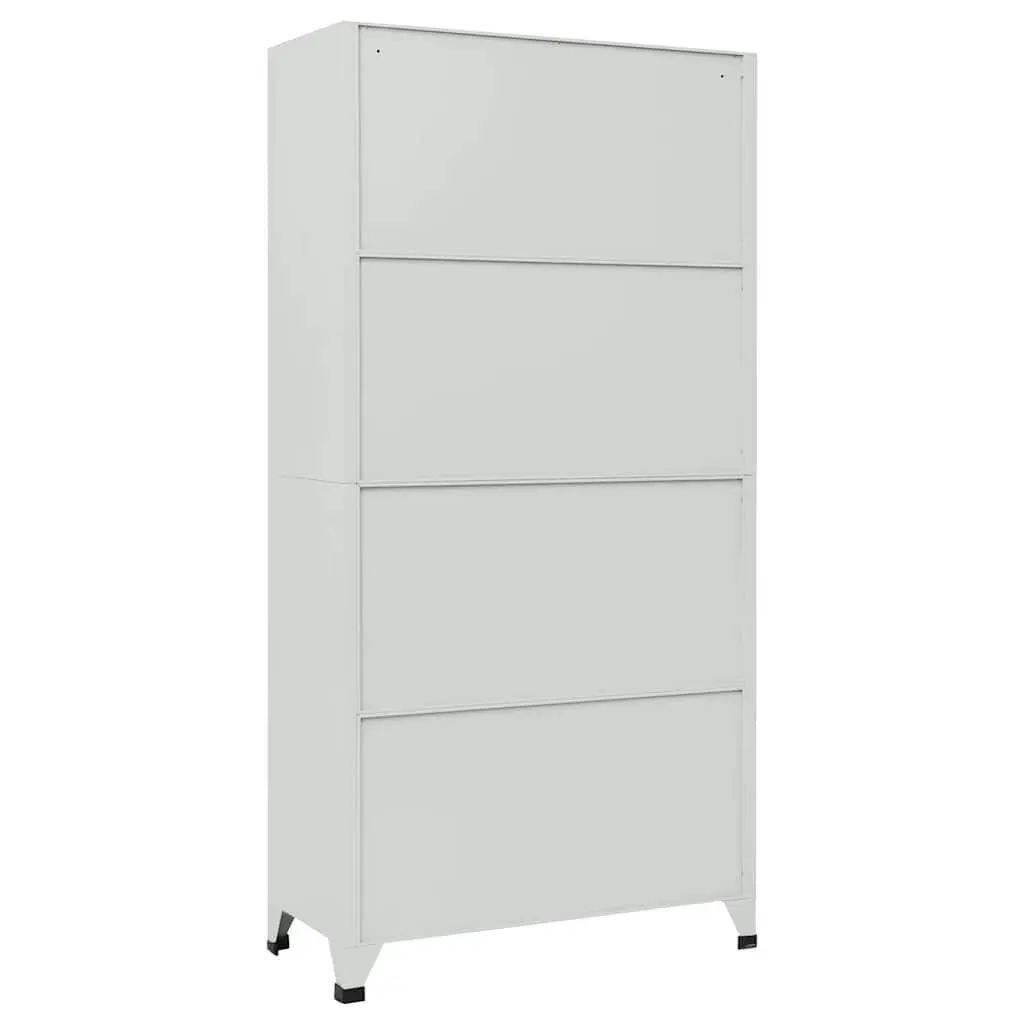 Locker Cabinet 6 Compartments Steel Storage Industrial Office Gym Changing Room