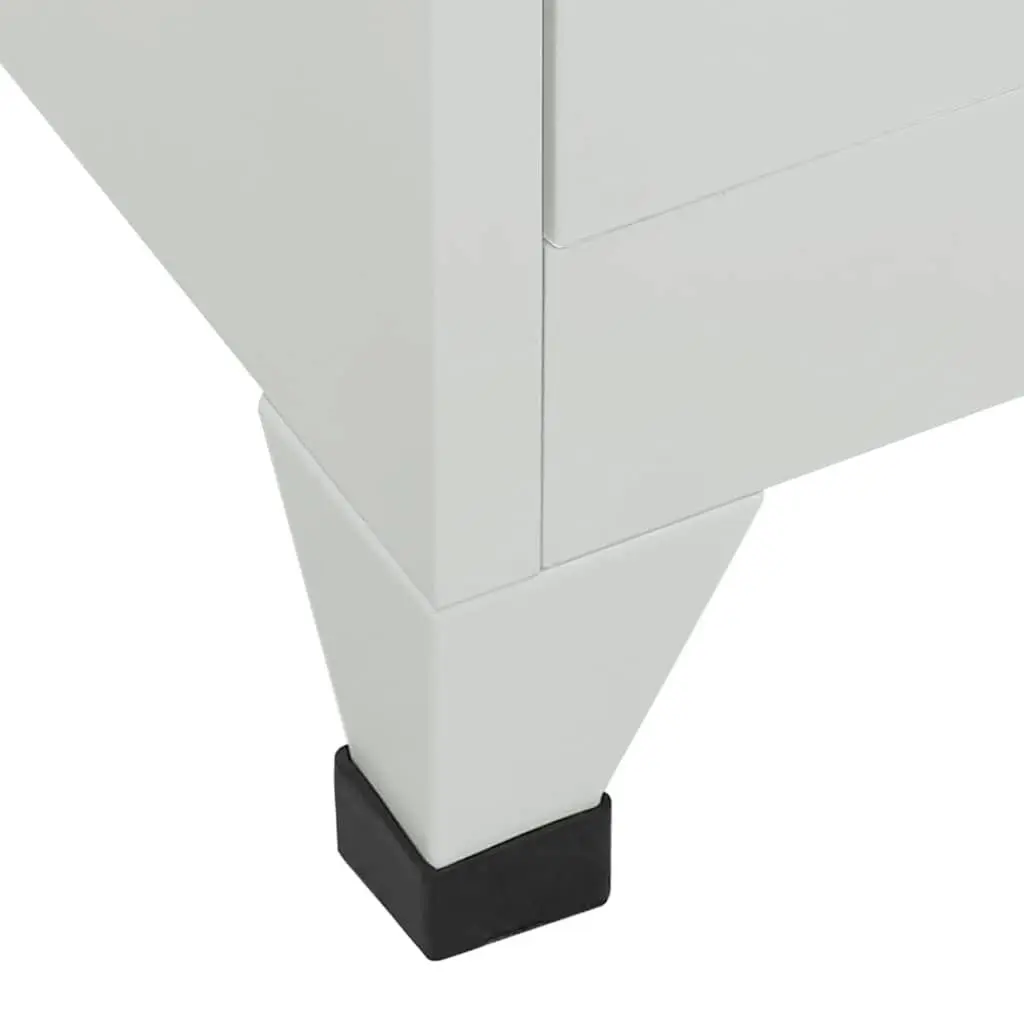 Locker Cabinet 6 Compartments Steel Storage Industrial Office Gym Changing Room