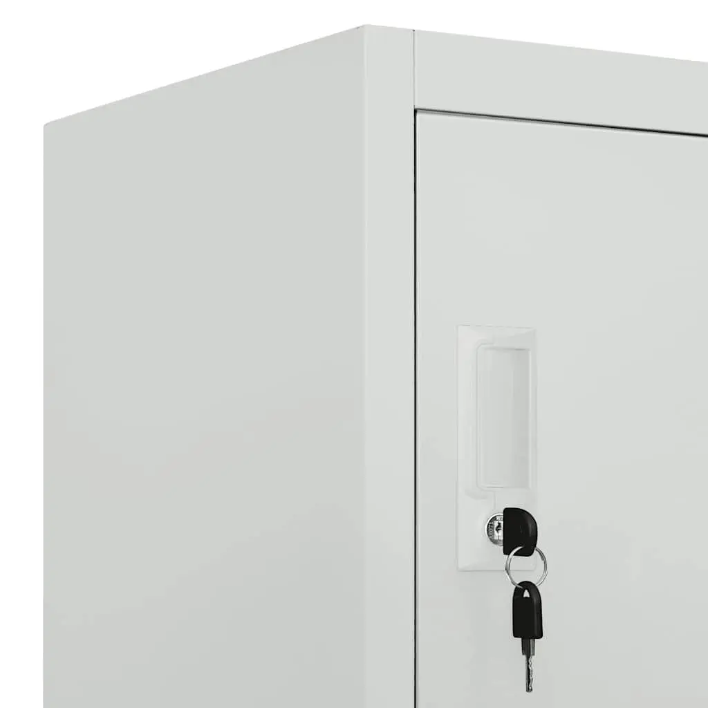 Locker Cabinet 6 Compartments Steel Storage Industrial Office Gym Changing Room