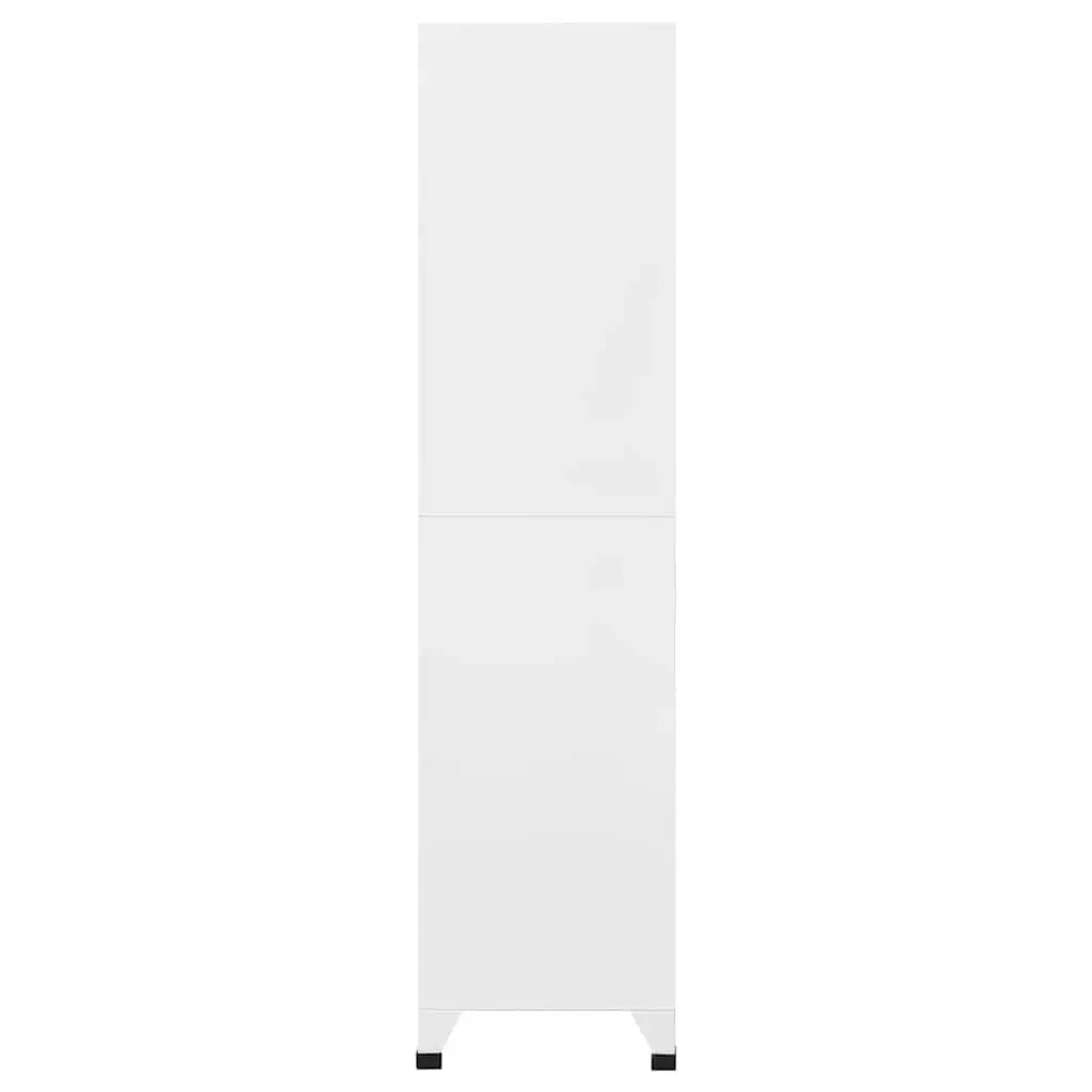 Locker Cabinet Storage 9 Compartments Steel Industrial Grey 90x45x180cm