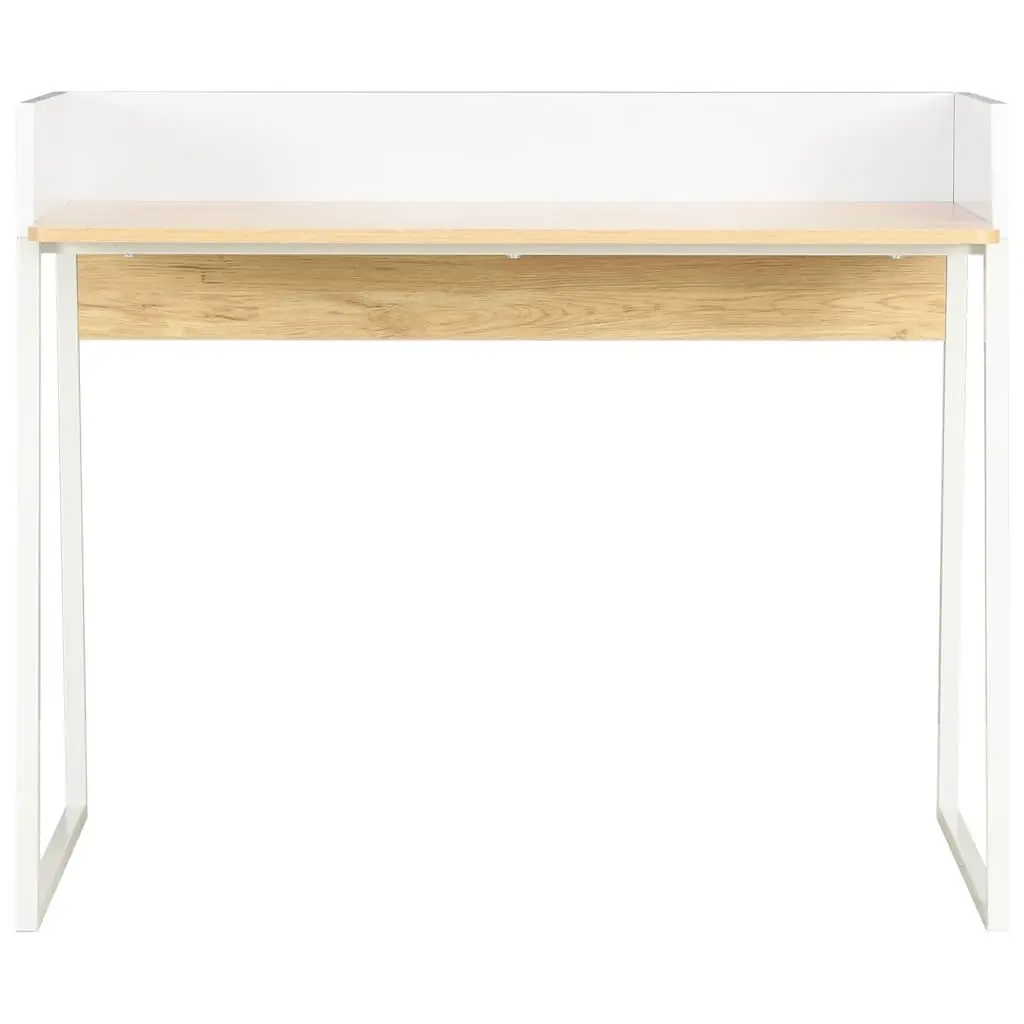 White Oak Compact Desk