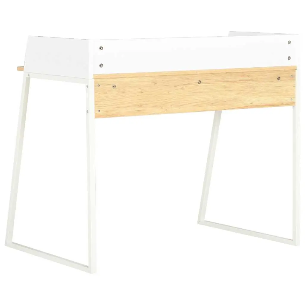 White Oak Compact Desk