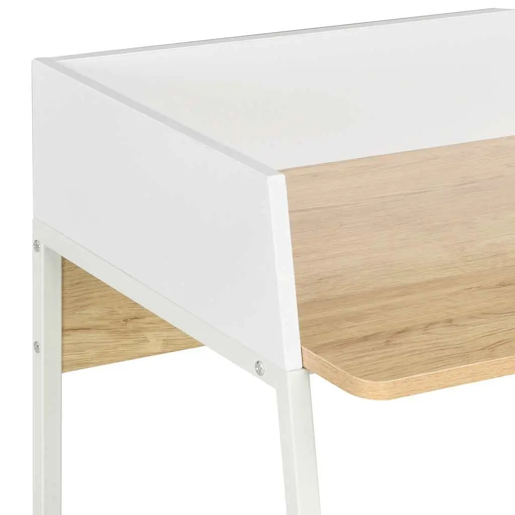 White Oak Compact Desk