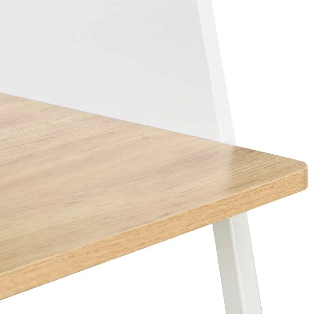 White Oak Compact Desk