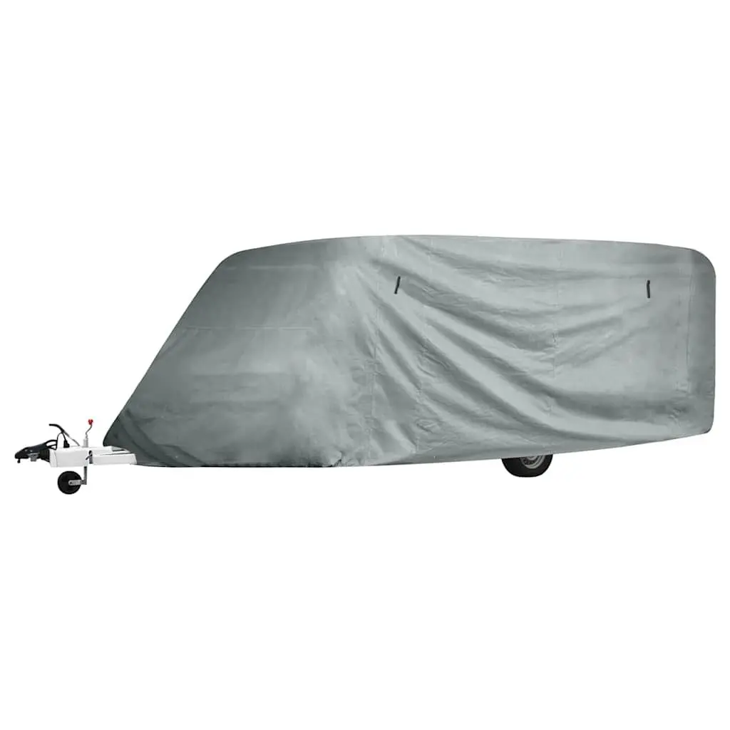 Caravan Cover Grey S Storage Protection Water Repellent Breathable UV Resistant