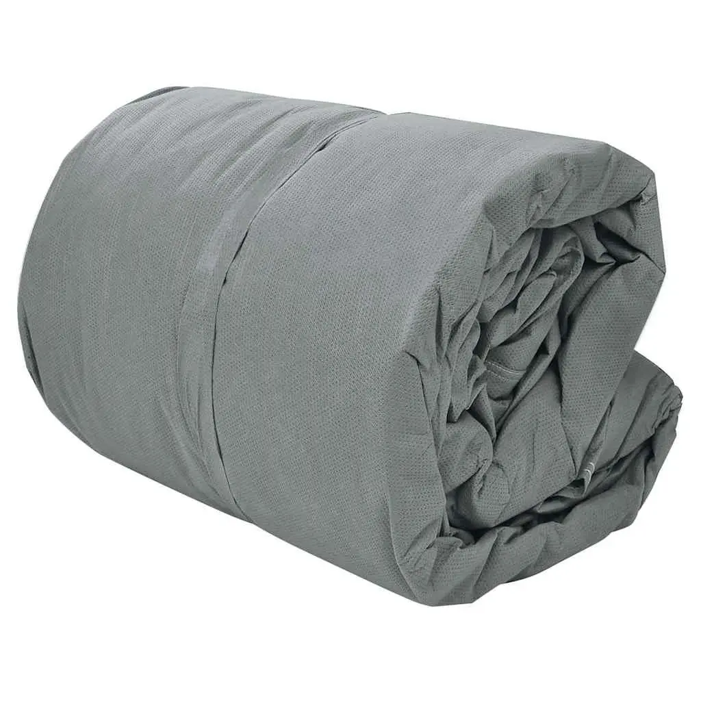 Caravan Cover Grey M Waterproof Breathable UV Resistant Storage Protection
