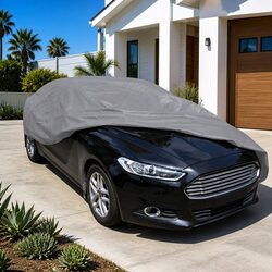 Specifications for Grey Nonwoven Fabric Car Cover M Size