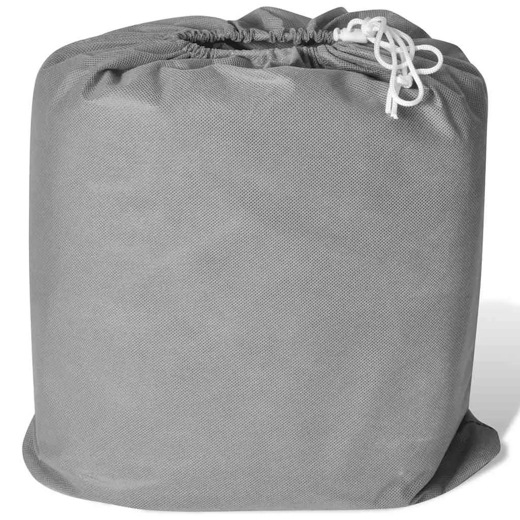 Grey Nonwoven Fabric Car Cover M Size