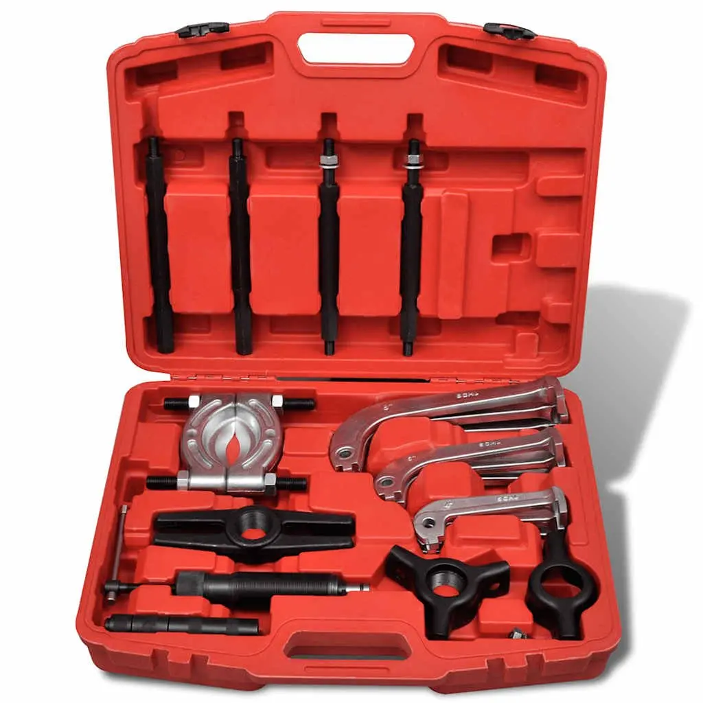 Hydraulic Bearing Puller Separator Tool Set 25 Piece Kit with Storage Case