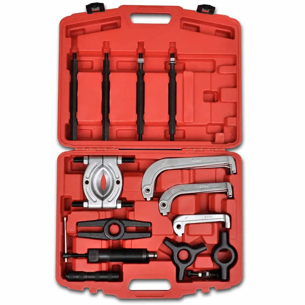 Hydraulic Bearing Puller Separator Tool Set 25 Piece Kit with Storage Case