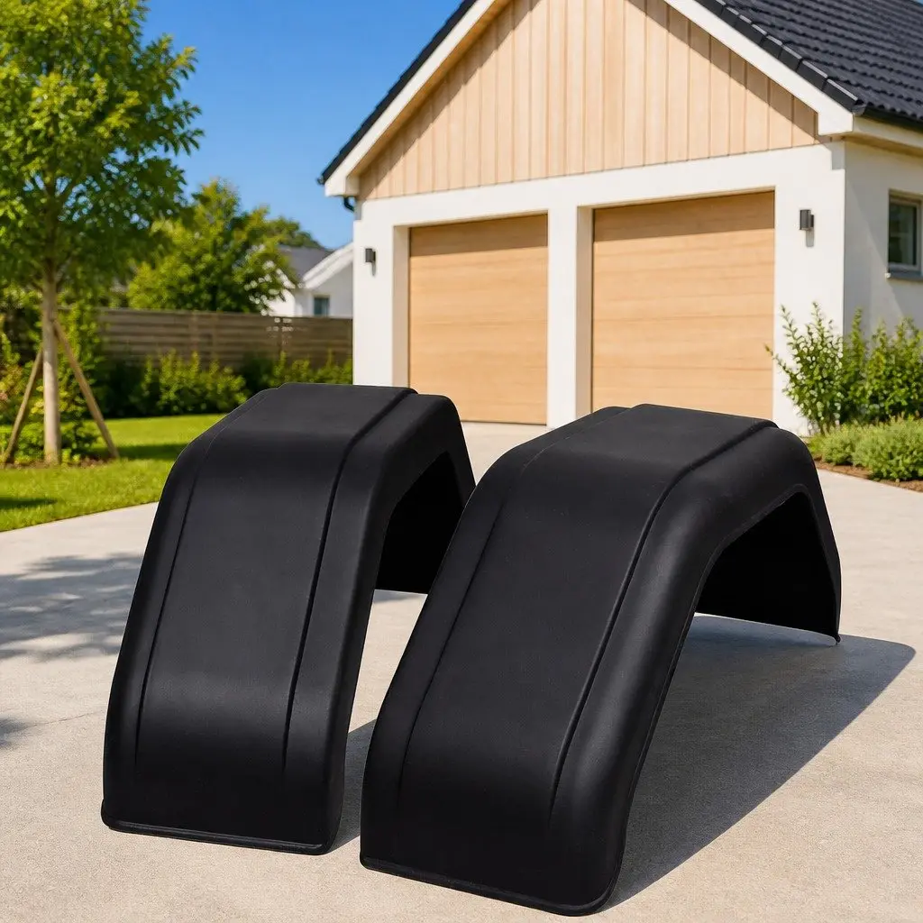 Mudguard Set 220 x 760 mm Black Fender