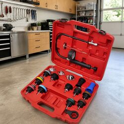 Comprehensive 18-Piece Radiator Pressure Tester Specifications