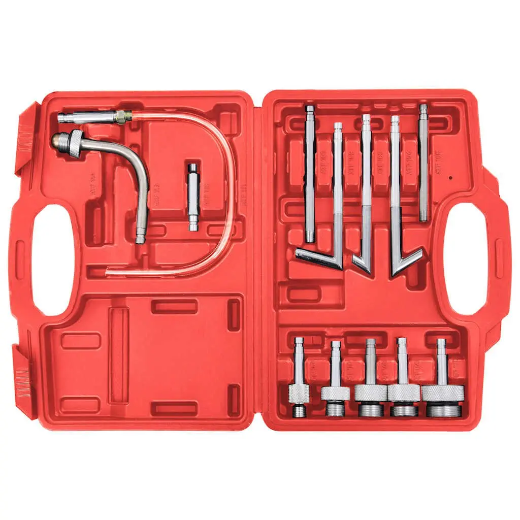 Manual Transmission Fluid Filler Dispenser Kit 7.5L with 13 Adapters