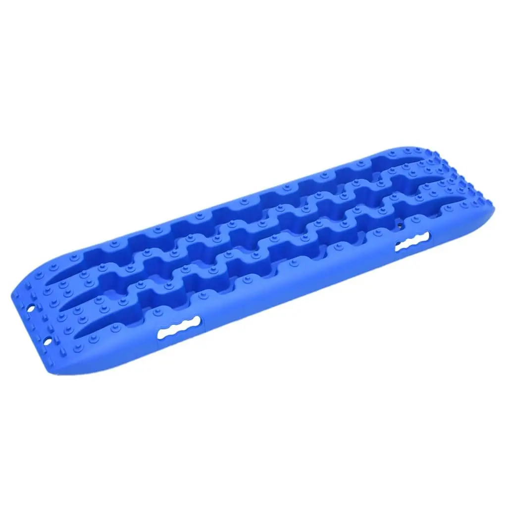 Traction Boards 2 pcs Blue 106x30.5x7 cm Vehicle Recovery Off-Road Emergency Kit