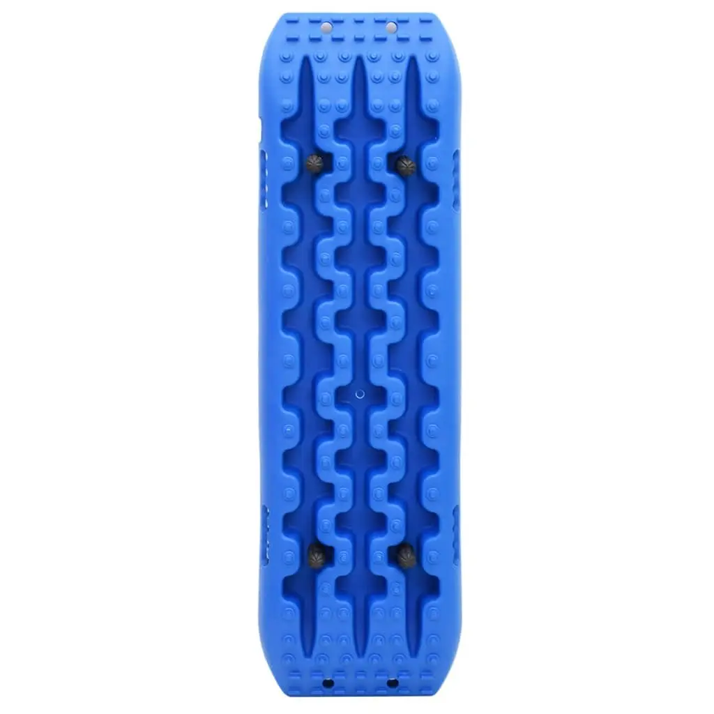 Traction Boards 2 pcs Blue 106x30.5x7 cm Vehicle Recovery Off-Road Emergency Kit